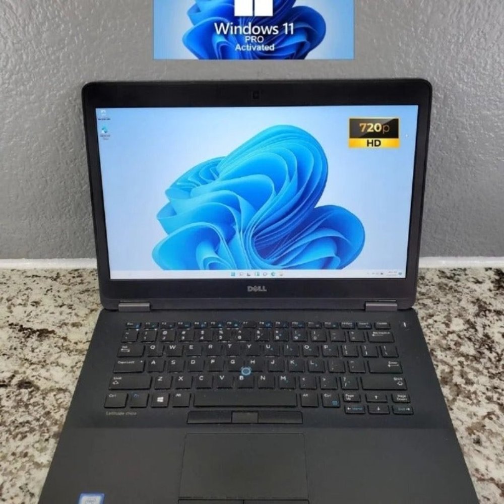 Dell Latitude 14" Laptop i7-6600U 8GB DDR4 128GB SSD Windows 11 Pro Camera